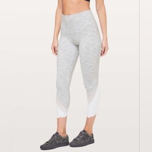 Lululemon Wunder Under Crop II (Special Edition) *Scallop 24" Size 8